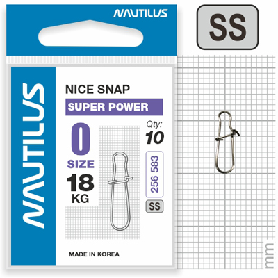   Nautilus Nice Snap Super Power size #0  18 -  -   