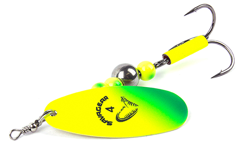   Savage Gear Caviar Spinner #4 Sinking Fluo Yellow Chartreuse, 18, .43629 -  -   
