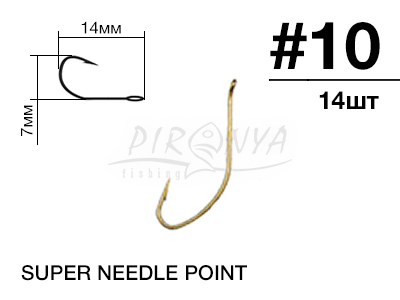  Owner 53157 Straw Hook w/eye brown 10 -  -   