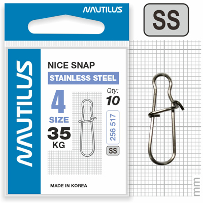  Nautilus Nice Snap stainless steel size # 4  35 -  -   