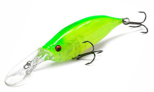  Megabass IxI Shad Type-3  5,7  7,0 clear lime chart -  -   