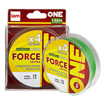  IAM ONE FORCE X4  0,18  135  bright-green -  -   