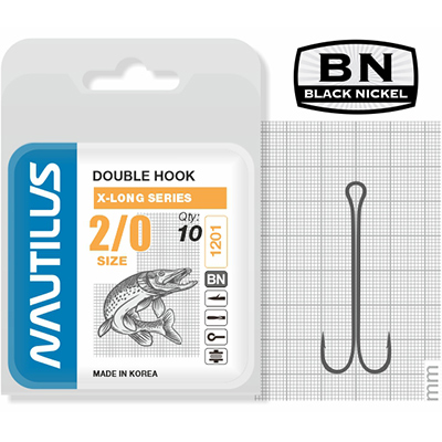   Nautilus Double X-Long series Worm 1201 2/0 -  -   