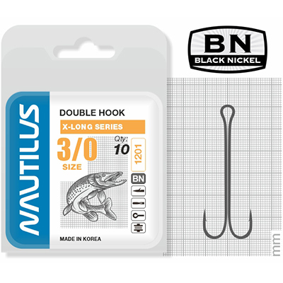   Nautilus Double X-Long series Worm 1201 3/0 -  -   