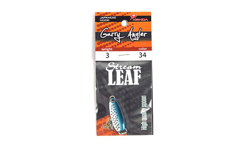   Garry Angler Stream Leaf  5.0g. 3.7 cm.  #34 UV -  -    3