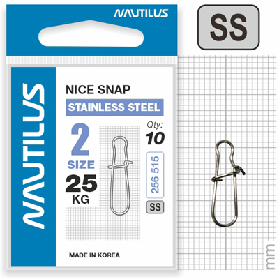  Nautilus Nice Snap stainless steel size # 2  25 -  -   