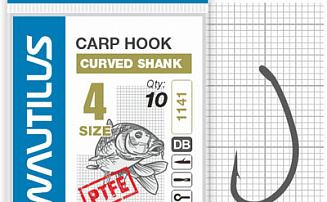  Nautilus Carp Curved Shank 1141PTFE  4 -  -    - 