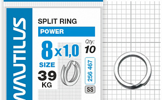  Nautilus   Power split ring 8*1,0  39 -  -    - 