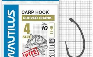  Nautilus Carp Curved Shank 1148PTFE  4 -  -    - 