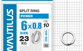  Nautilus   Power split ring 6*0,8  23 -  -    - 