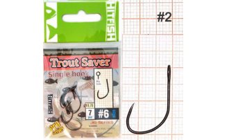   HITFISH Trout Saver Single Hook ( ) 2 -  -    - 