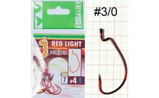   HITFISH J-Red Light Hook RD  3/0 -  -    - 