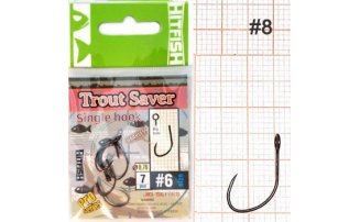  HITFISH Trout Saver Single Hook ( ) 8 -  -    - 