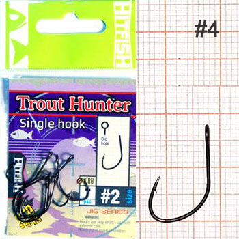   HITFISH Trout Hunter Single Hook 4 -  -   