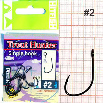   HITFISH Trout Hunter Single Hook 2 -  -   